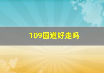 109国道好走吗