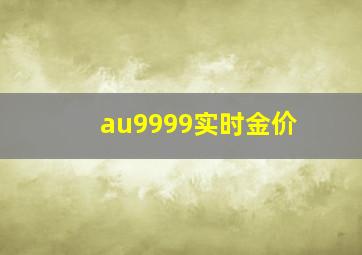 au9999实时金价