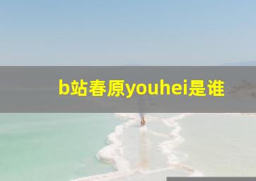 b站春原youhei是谁