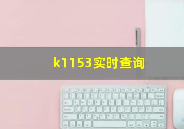 k1153实时查询