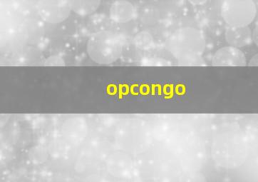 opcongo