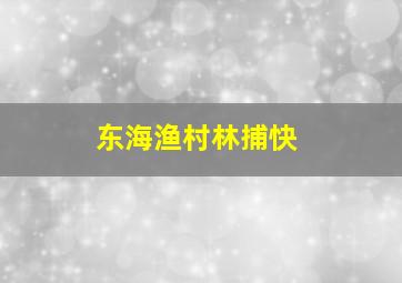 东海渔村林捕快