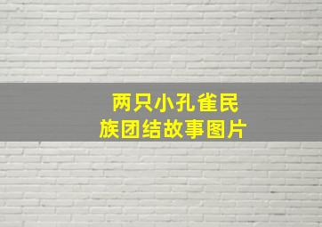 两只小孔雀民族团结故事图片