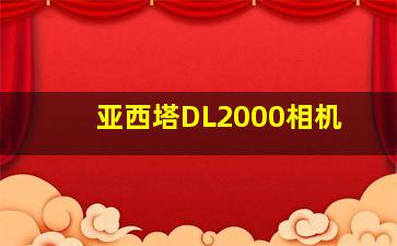 亚西塔DL2000相机