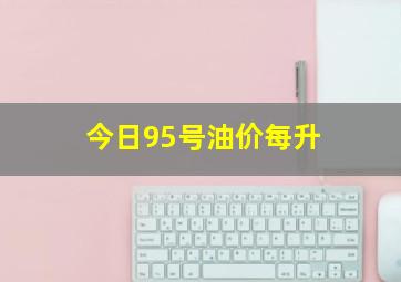 今日95号油价每升