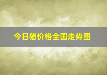 今日猪价格全国走势图