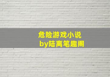 危险游戏小说by陆离笔趣阁