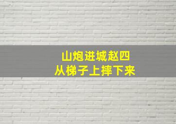 山炮进城赵四从梯子上摔下来