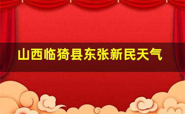 山西临猗县东张新民天气