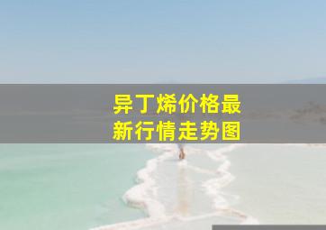 异丁烯价格最新行情走势图