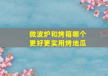 微波炉和烤箱哪个更好更实用烤地瓜