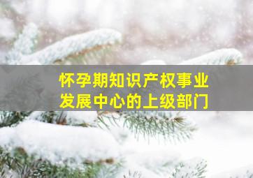 怀孕期知识产权事业发展中心的上级部门