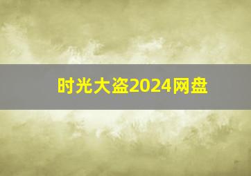 时光大盗2024网盘