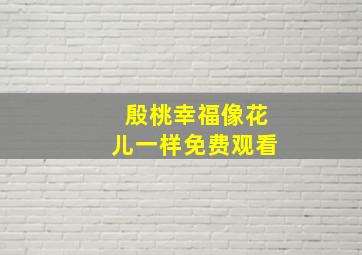 殷桃幸福像花儿一样免费观看