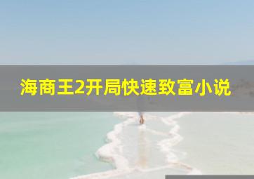 海商王2开局快速致富小说