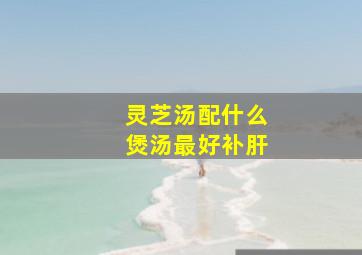 灵芝汤配什么煲汤最好补肝