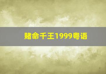 赌命千王1999粤语