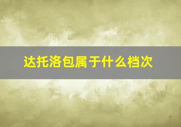 达托洛包属于什么档次