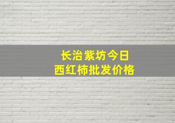 长治紫坊今日西红柿批发价格