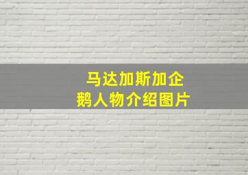 马达加斯加企鹅人物介绍图片