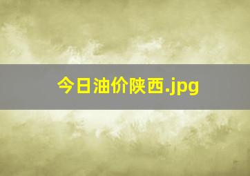 今日油价陕西