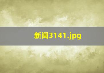 新闻3141