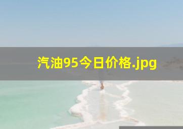 汽油95今日价格